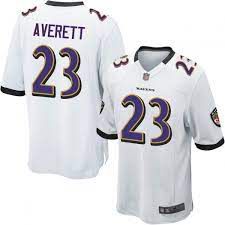 Men Baltimore Ravens #23 Anthony Averett White Nike Limited Player NFL Jersey->youth nfl jersey->Youth Jersey